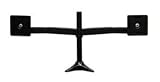 AMS EA-111-P2-B-Black Dual LCD Desk Clamp Arm