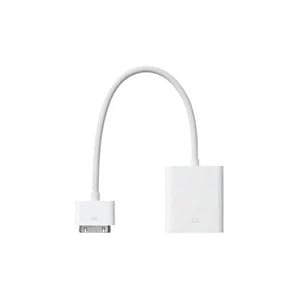 【クリックでお店のこの商品のページへ】純正Apple iPad VGA Adapter (Dock Connector to VGA Adapter)