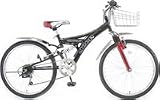 JEEP(ジープ)24インチ子供用自転車JE-24WS(BK)WRANGLER S