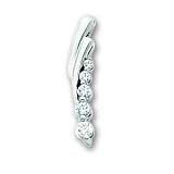14k White Gold Diamond Heavens Gift Agate Cameo