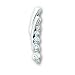 14k White Gold Diamond Journey Pendant