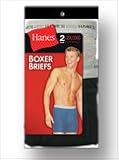 Hanes White Boxer Briefs 2 Pack -2349