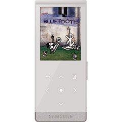 Samsung T10 4 GB Slim Portable Media Player with Bluetooth (White)
