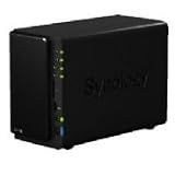 Synology DiskStation 2-Bay (Diskless) Network Attached Storage DS212+ (Black)
