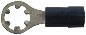 AMERICAN TERMINAL IRB10-SR-100 VINYL STAR RINGS (#10; 16/14-GAUGE)