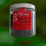 Le Temps des Cerises - Thé Noir Fraise des bois Rhubarbe - Pot cristal 70 g
