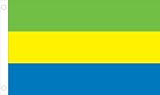 Allied Flag Outdoor Nylon Gabon Country Flag, 3-Foot by 5-Foot