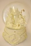 Manger Christmas Musical Snow Globe