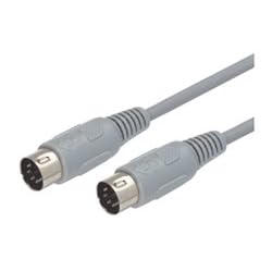 Molded Cable, DIN 5 Male / Male, 25.0 ft
