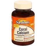 Coral Calcium 1145 Mg Capsules For Womens Health, By Sundown - 60 Capsules
