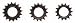 Dura Ace, SS-7600, Track, 13T, 1/8