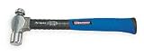 Westward 2DBR5 Ball Pein Hammer, 32 Oz, Fiberglass Handle