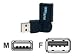 Electronics : Cables To Go - 30501 - FlexUSB USB A Male to A Female Adapter (Black)