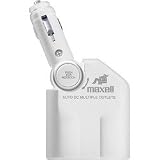 MAX191212 - Dual Auto Power Adapter, w/ 3 amp Fuse, Adjustable Plug