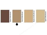 8.5x11 Dark Coffee Brown