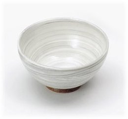 【益子焼 飯碗】 和田窯 刷毛目 飯碗(大) 5個組 / お楽しみグッズ(キッチン用品)付きセット