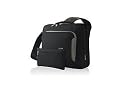 Belkin Neoprene Messenger Bag for Notebooks up to 17-Inch Pitch Black/Soft Grey