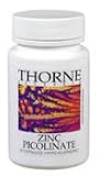 Thorne Research, Zinc Picolinate 15 mg 60 capsules