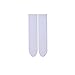 Kingfansion Womens Girls Fashion Opaque Over Knee Thigh High Elastic Socks (White)