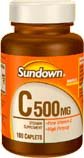 Vitamin C 500mg with Rosehips Tablets, by Sundown-100