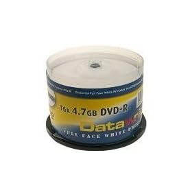 Titanium DVD-R 8x 4.7Gb FullFace Printable 50 Cake Box White