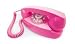 Electric Pink Princess Classic Corded Telephone