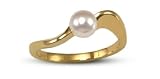 Infinity Japanese Akoya Cultured Pearl Ring
