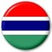 (D Pin) 25mm Lapel Pin Button Badge: Gambia - Gambian Flag