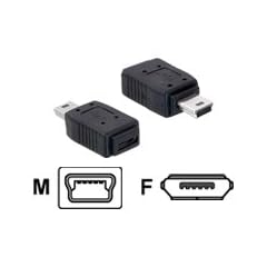 DeLock USB-Adapter - Mini-B Stecker (m) / Micro-B Buchse (w)