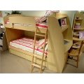 Berg Furniture Enterprise Twin Over Full Bunk Bed with Desk Right & Ladder