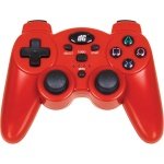 New Dreamgear Radium Wireless Controller Ps3 Red Turbo Function Ergonomic Design Wireless Technology
