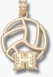 Univ Of Hawaii "H" Volleyball Charm/Pendant