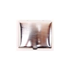 Outer Rebel Fashion Flasks and Smoking Accessories- Brushed Stainless Steel Cigarette ID Case 100's...