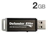 Kanguru KDFE-2G 2GB Defender Elite USB Flash Drive