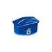 Rubbermaid-Dark Blue Slim Jim Recycletop 3540/41 (2703-88DB) Category: Recycling Trash Cans and Containers