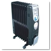 加湿オイルヒーター 10畳 加湿機能搭載 1台2役 オイルラジエターヒーター 電気代節約型のS字ライン オイルヒーター