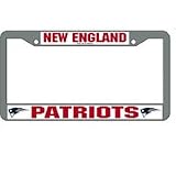 New England Patriots NFL Chrome License Plate Frame