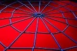 Spidy Gear Truck Bed Web - Small Blue