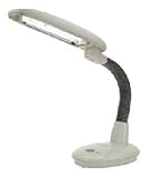 EasyEye Energy Saving Elongated Desk Lamp, Gray