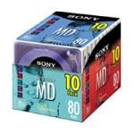 Click here to buy Sony 10MDW80CL 80 Min Color MD 10 Pack by Sony.