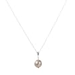 Sterling Silver Shell Pearl Necklace White - 18"