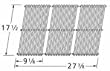 Music City Metals 53S33 Stainless Steel Wire Cooking Grid Replacement for Select Brinkmann and Tuscany Gas Grill Models, Set of 3
