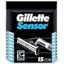 Gillette Sensor Shaving Cartridges for Men (15 Cartridges)
