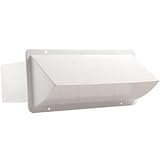 New Lambro 117w Plastic Wall Cap With Damper White Excellent Performance Hi ....