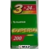 Lot de 3 Fuji Superia Pellicule N�gatif Couleur 135 (35 mm) ISO 200 24posespar Fuji