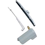 AFI 37200 AFI-1000 Heavy Duty Waterproof Marine Windshield Wiper Kit (12-Volt, 2.5-Inch Shaft, 110-Degree Sweep)