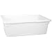 Cambro 18269P 13 gallon Capacity, 26" Length x 18" Width x 9" Height, White Solid Plastic Full Size Food Box