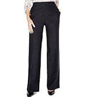 Pure Linen Straight Leg Trousers