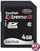 Sandisk 4GB EXTREME III SDHC SD Card (SDSDX3-4096, Static Pack)