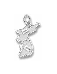 Korea Map Charm